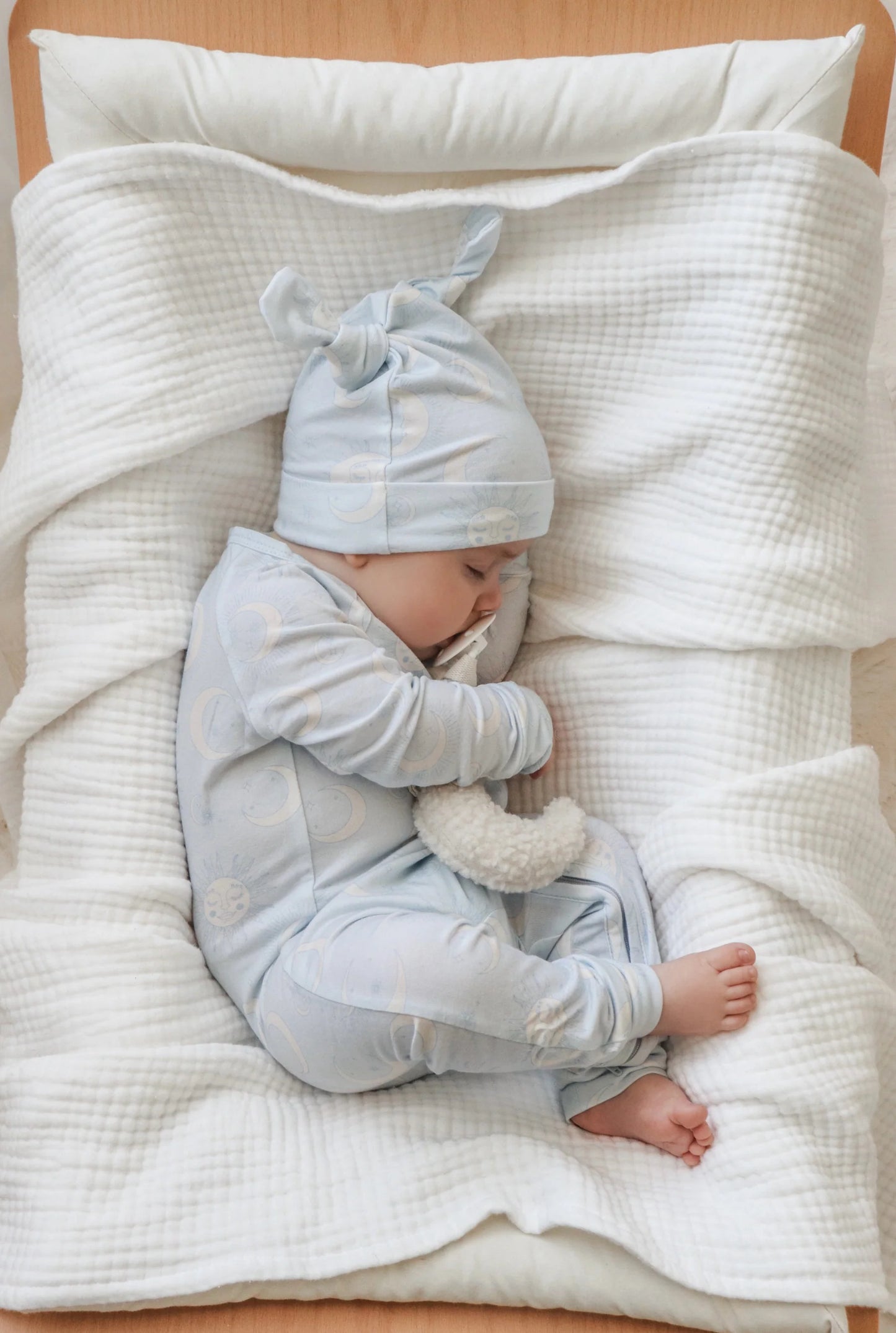 Zip Romper | Celestial Blue