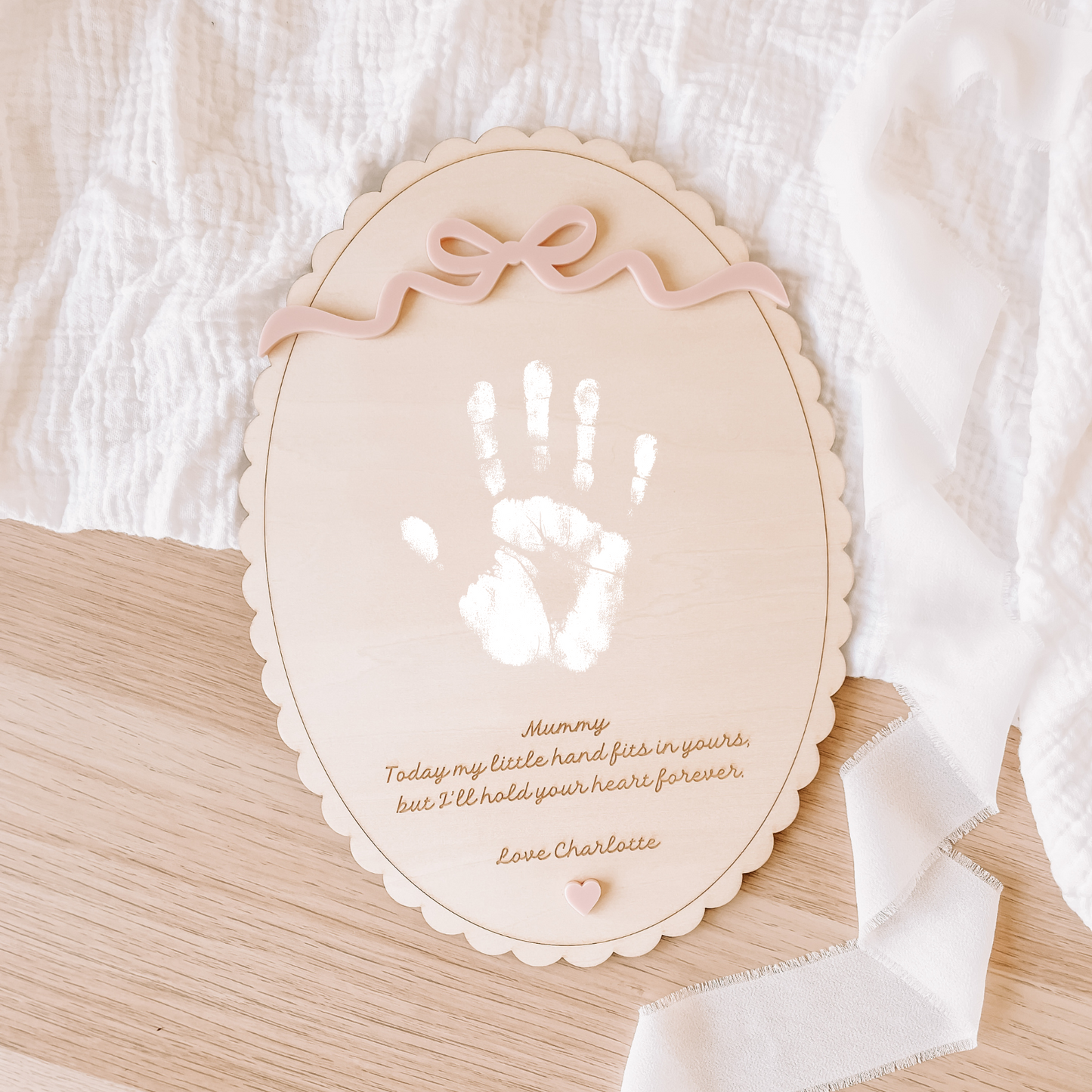 Mother’s Day Handprint Plaque