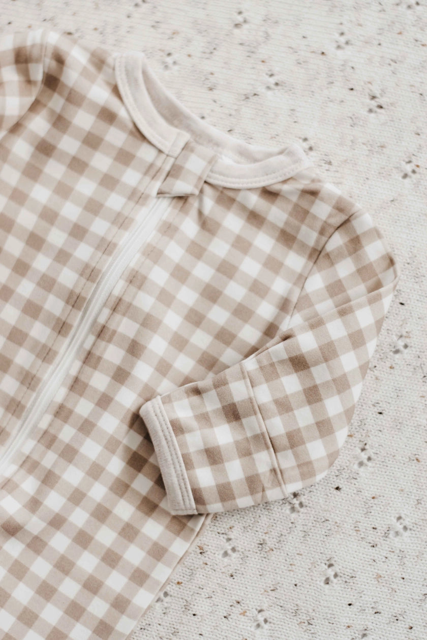 Zipsuit- Gingham