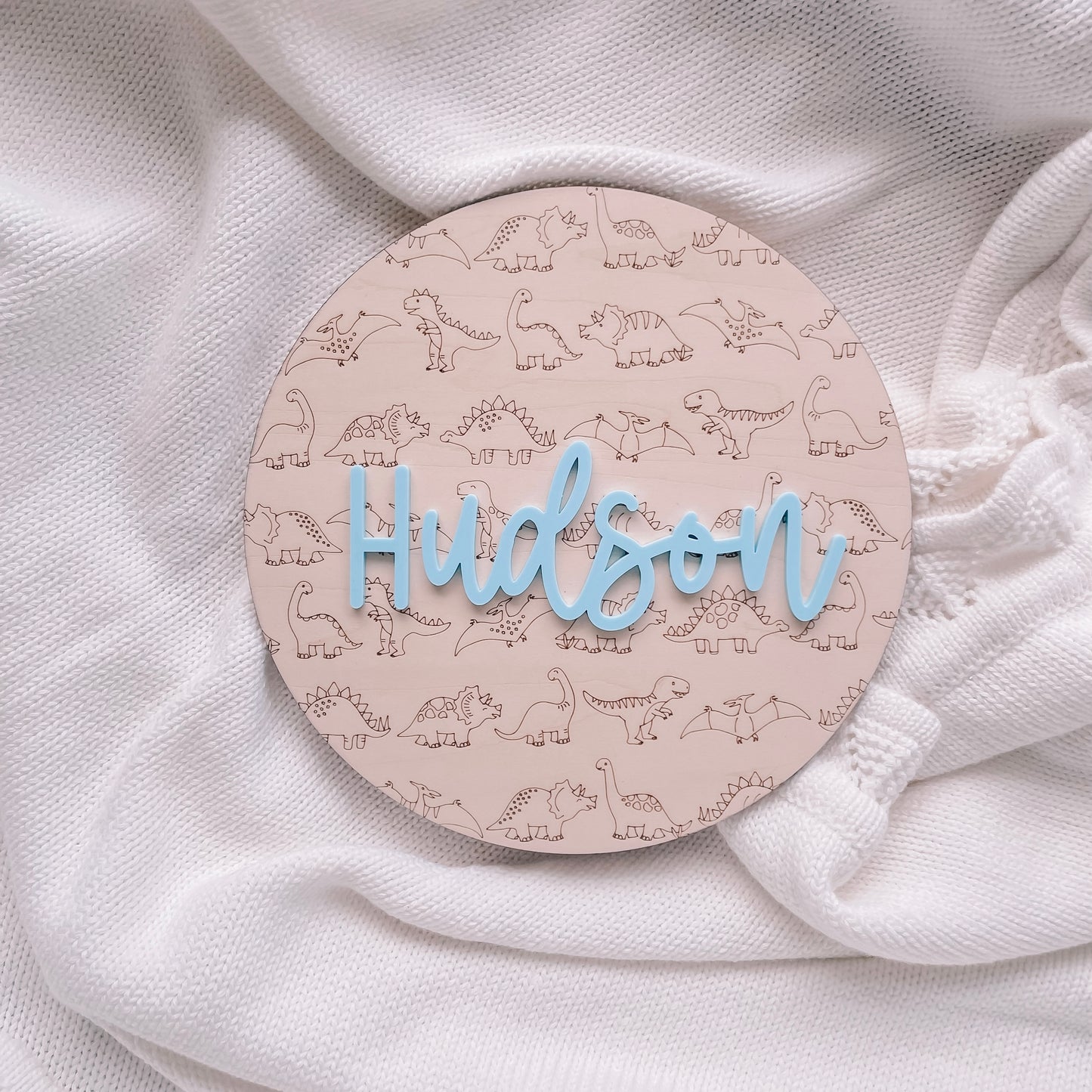 Dino Name Plaque