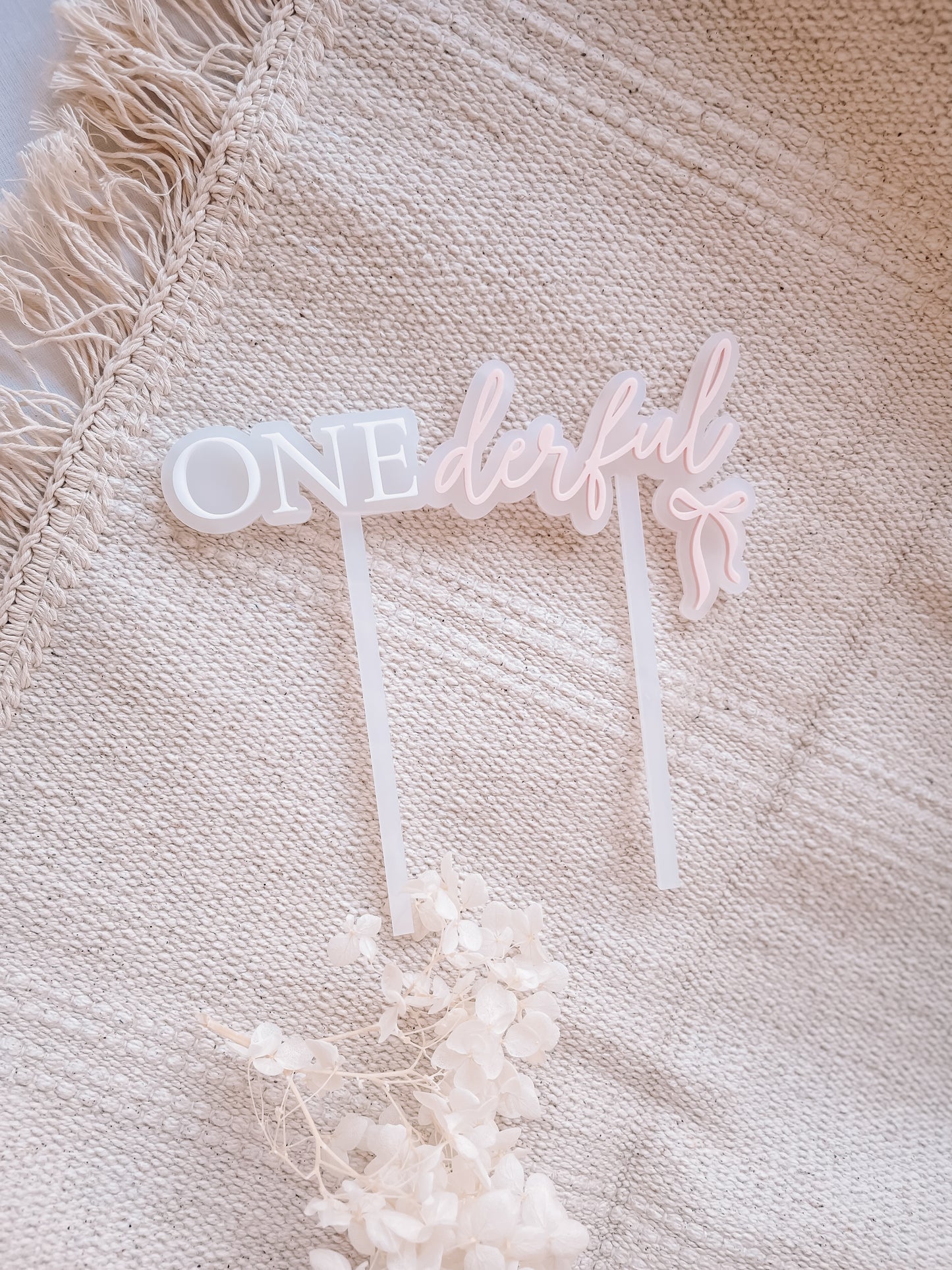 ONEderful Cake Topper