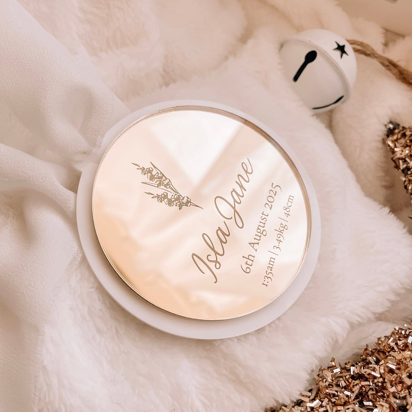 Birth Details/Flower Ornament