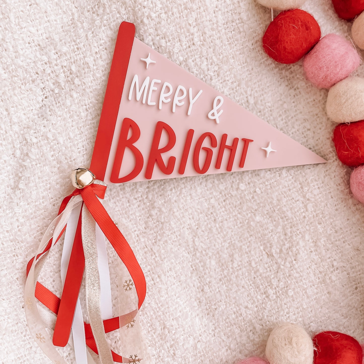 Christmas Pennant Flag