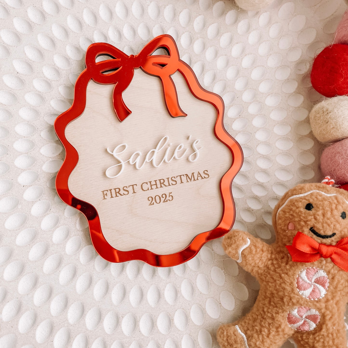 My First Christmas Plaque