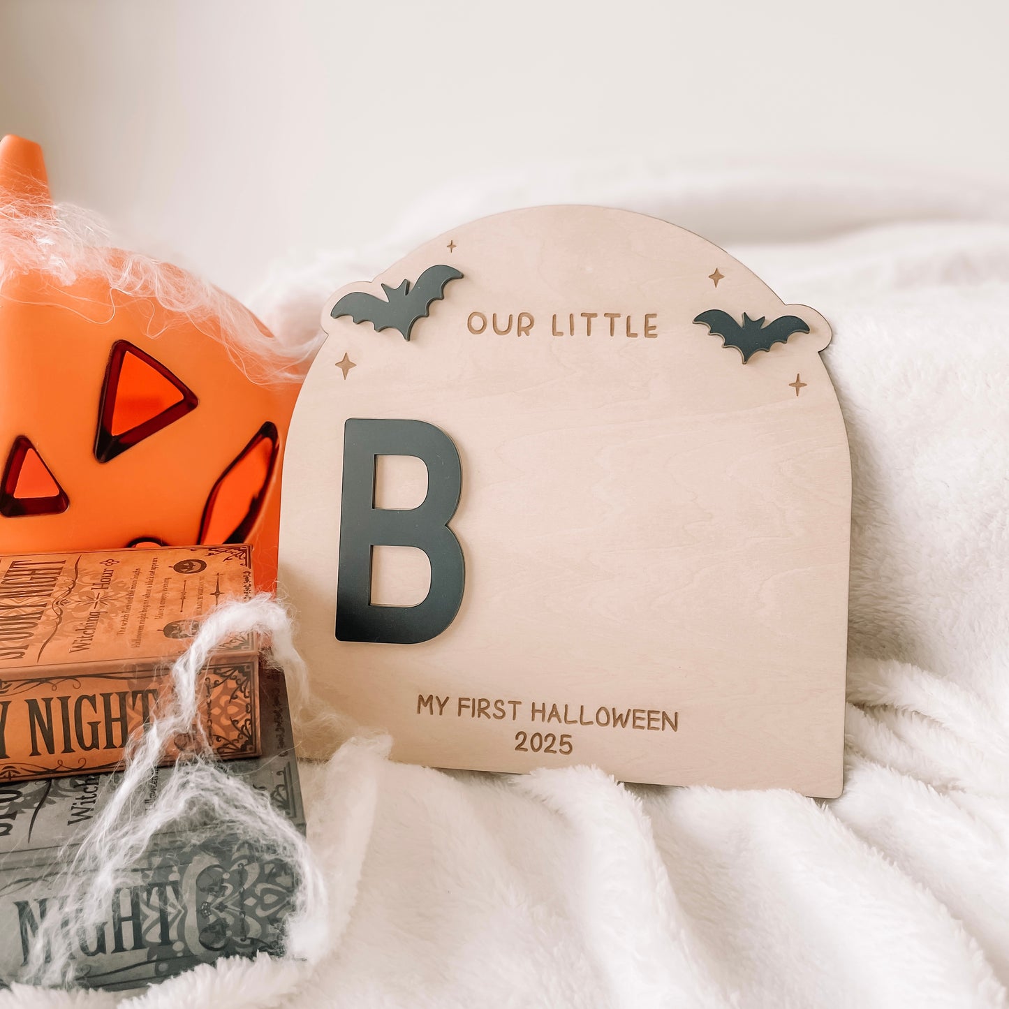 Baby’s First Halloween Footprint Keepsake