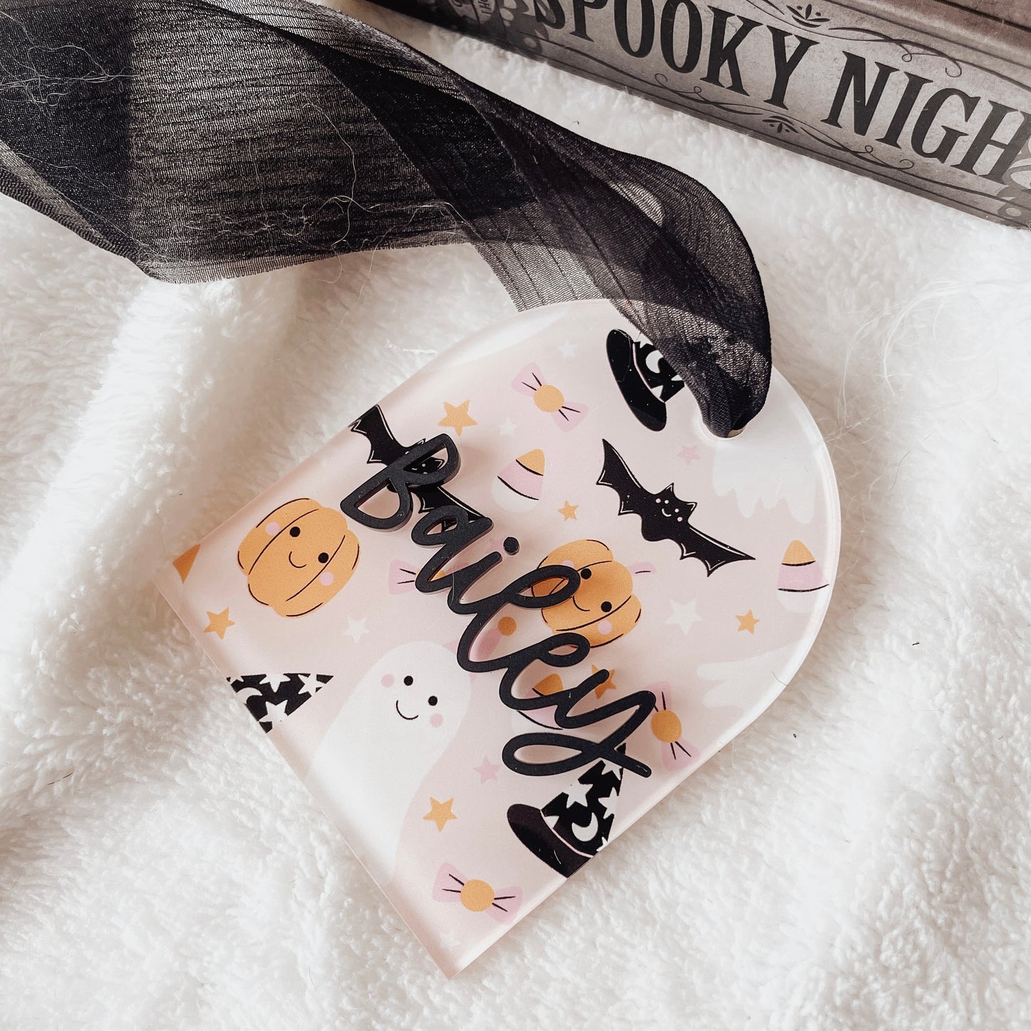 Halloween Basket Tag