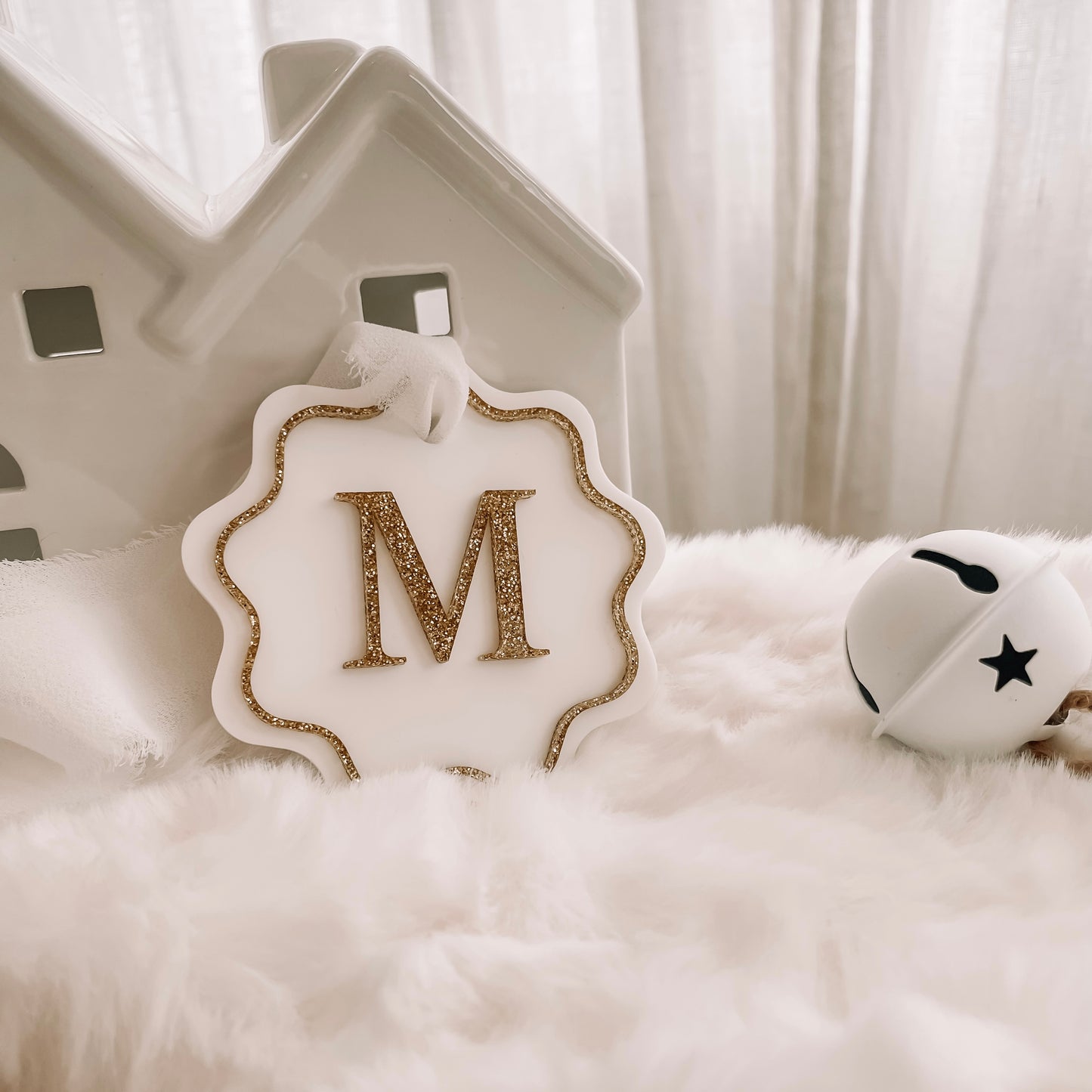 Personalised Letter Christmas Bauble