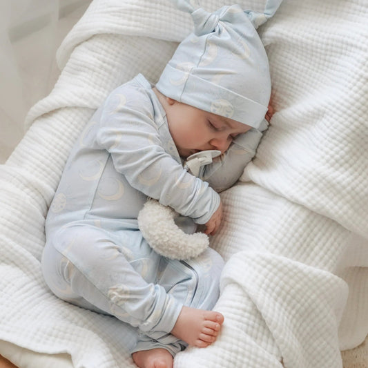 Zip Romper | Celestial Blue