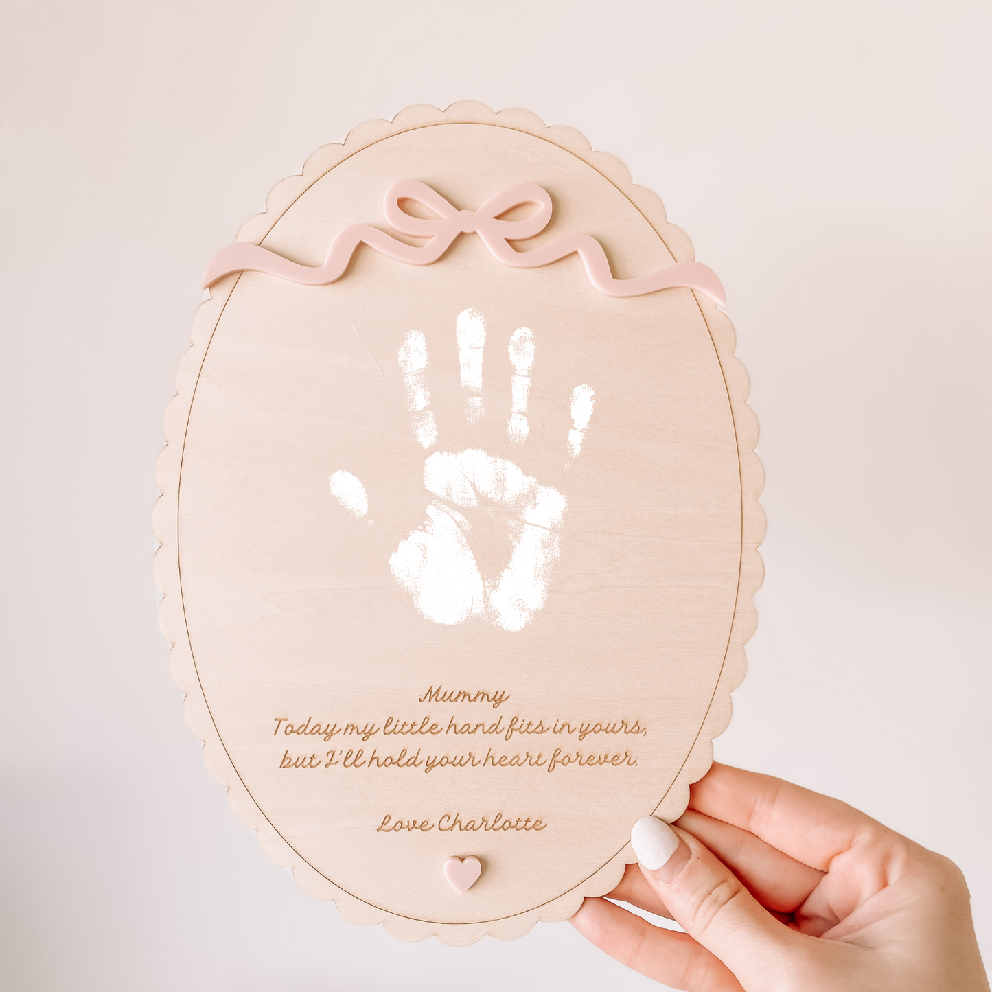 Mother’s Day Handprint Plaque