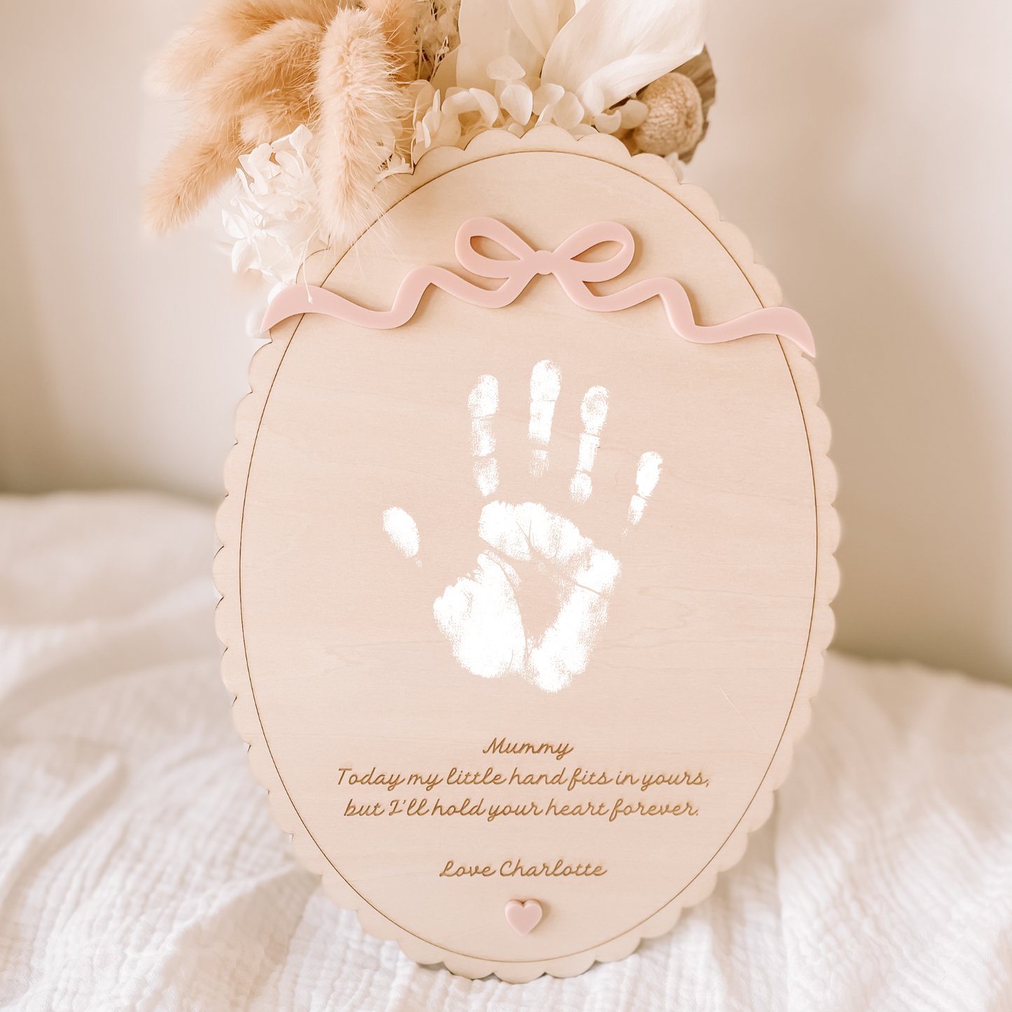 Mother’s Day Handprint Plaque