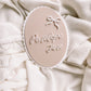 Acrylic Bow Plaque