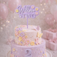 Personalised Pastel Flower Cake Topper