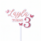 Personalised Butterfly Cake Topper