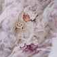 Little & Fern Oversized Top Knot | Lilac Butterflies