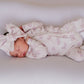 Frill Zip Romper | Lilac Butterflies