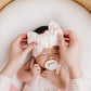 Little & Fern Oversized Top Knot | Pink Bows