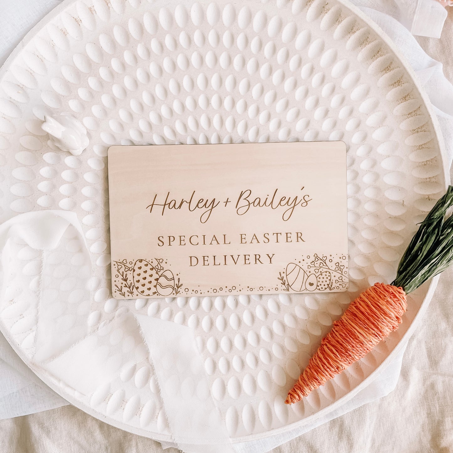 Wooden Easter Box Plaque