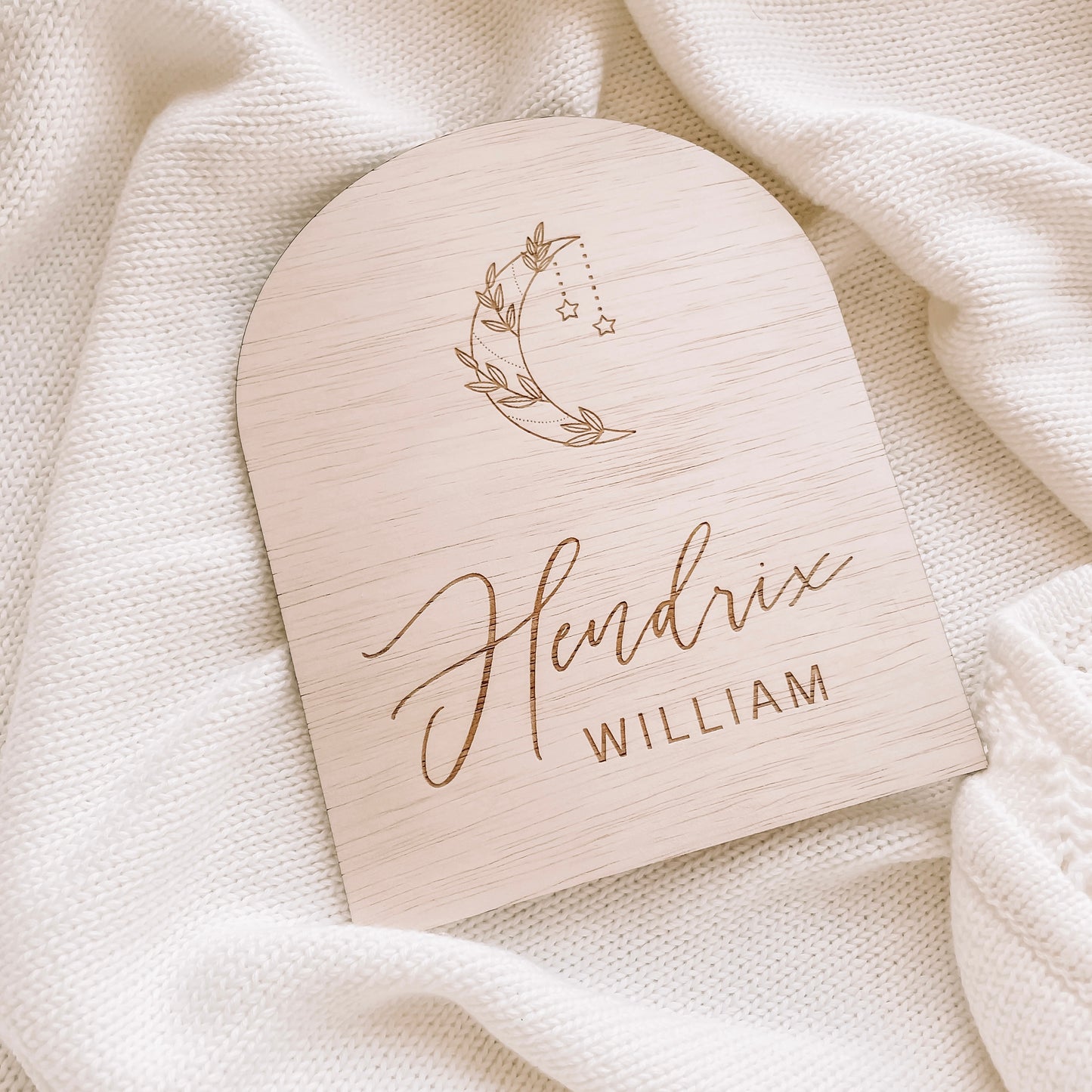 Personalised Wooden Name Plaque