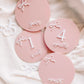 Bow Milestone Set - Pink
