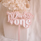 Personalised Bow Cake Topper
