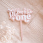 Personalised Bow Cake Topper