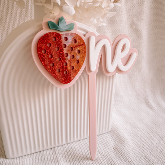 Strawberry Cake Topper