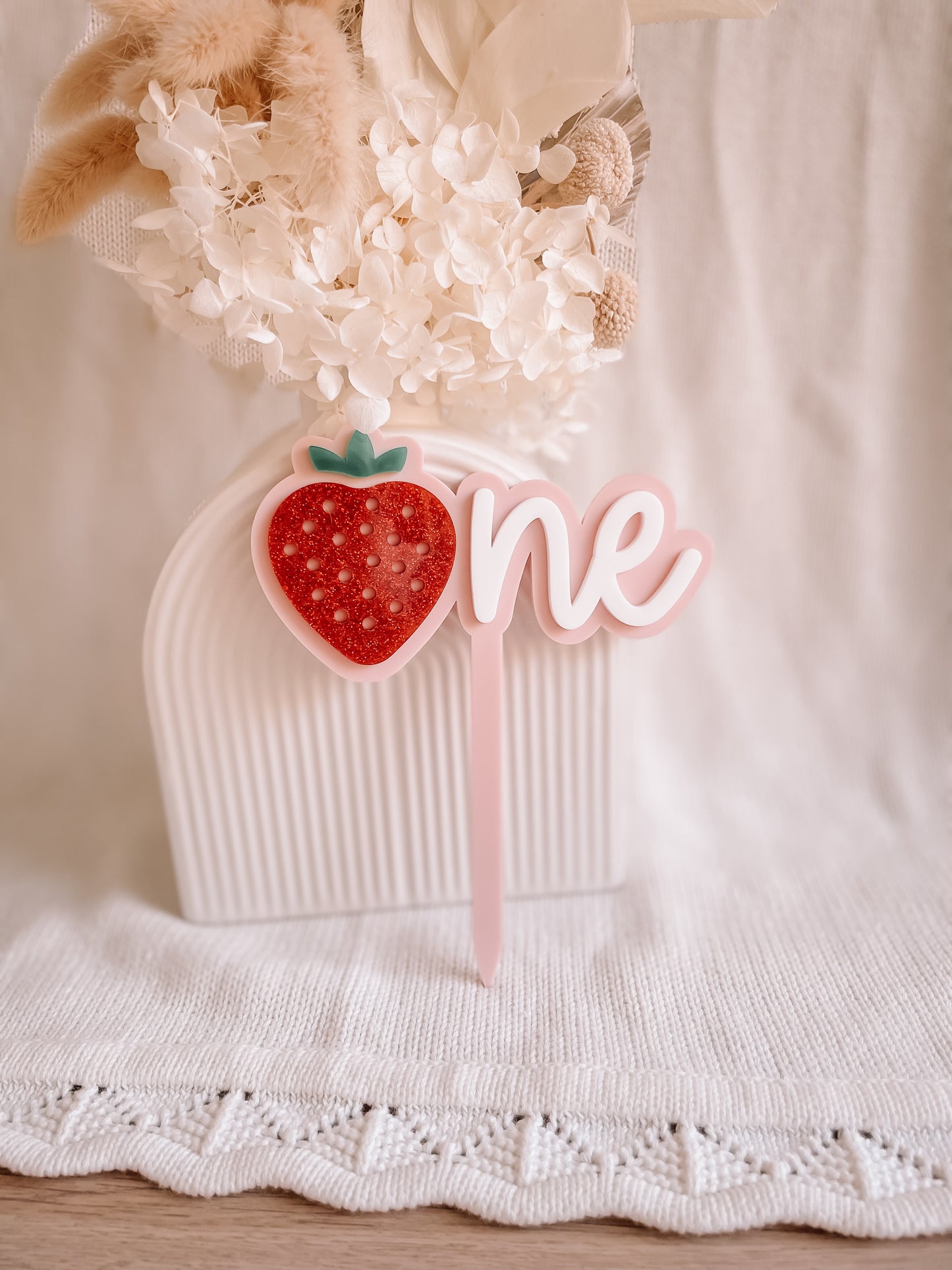 Strawberry Cake Topper