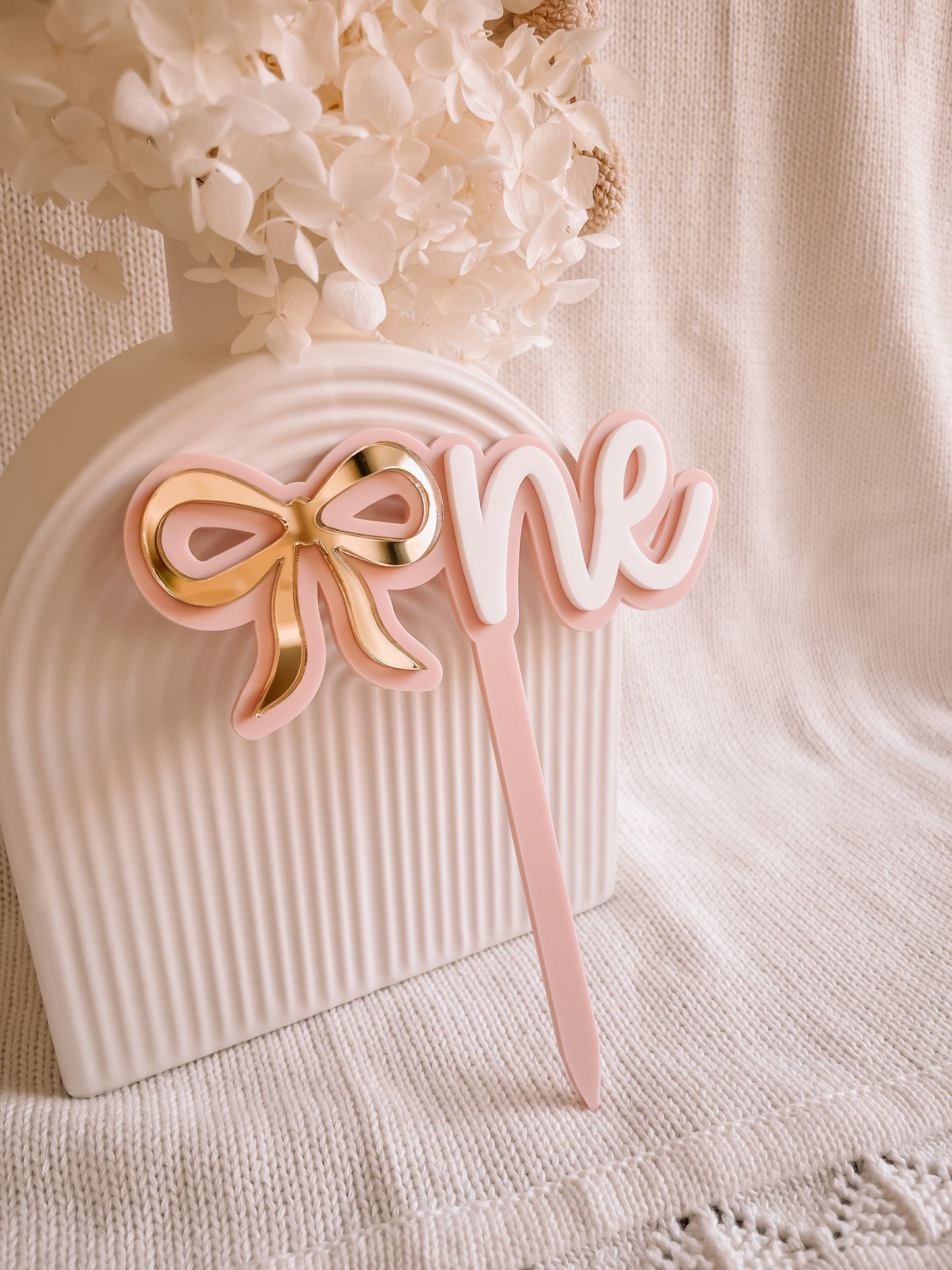 Bow Cake Topper
