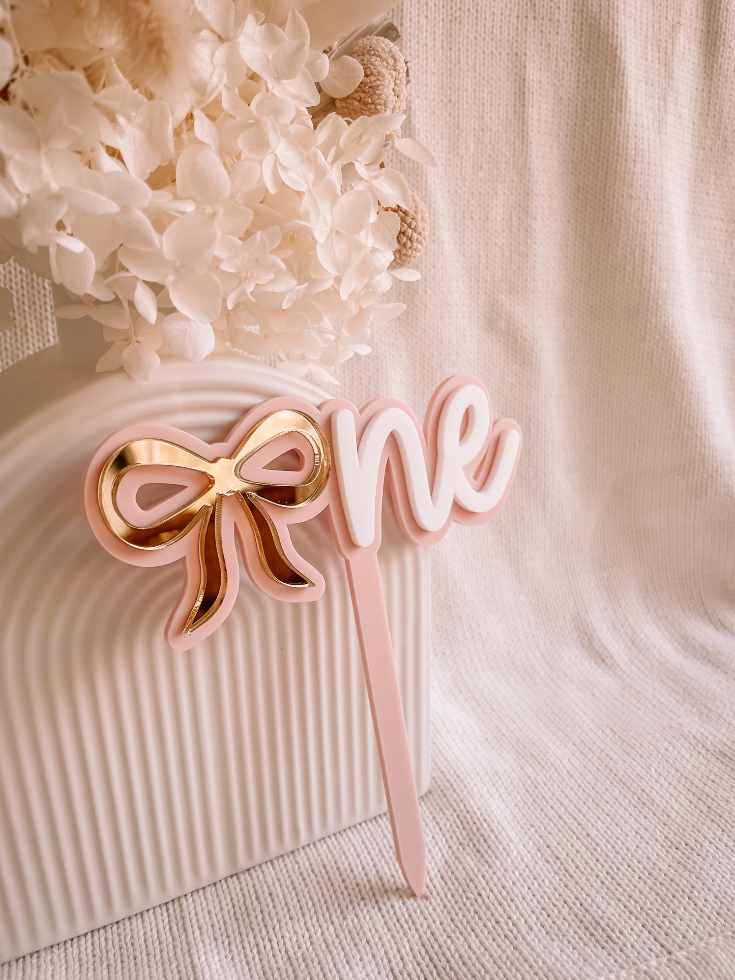 Bow Cake Topper