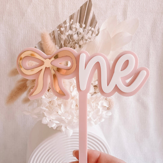 Bow Cake Topper