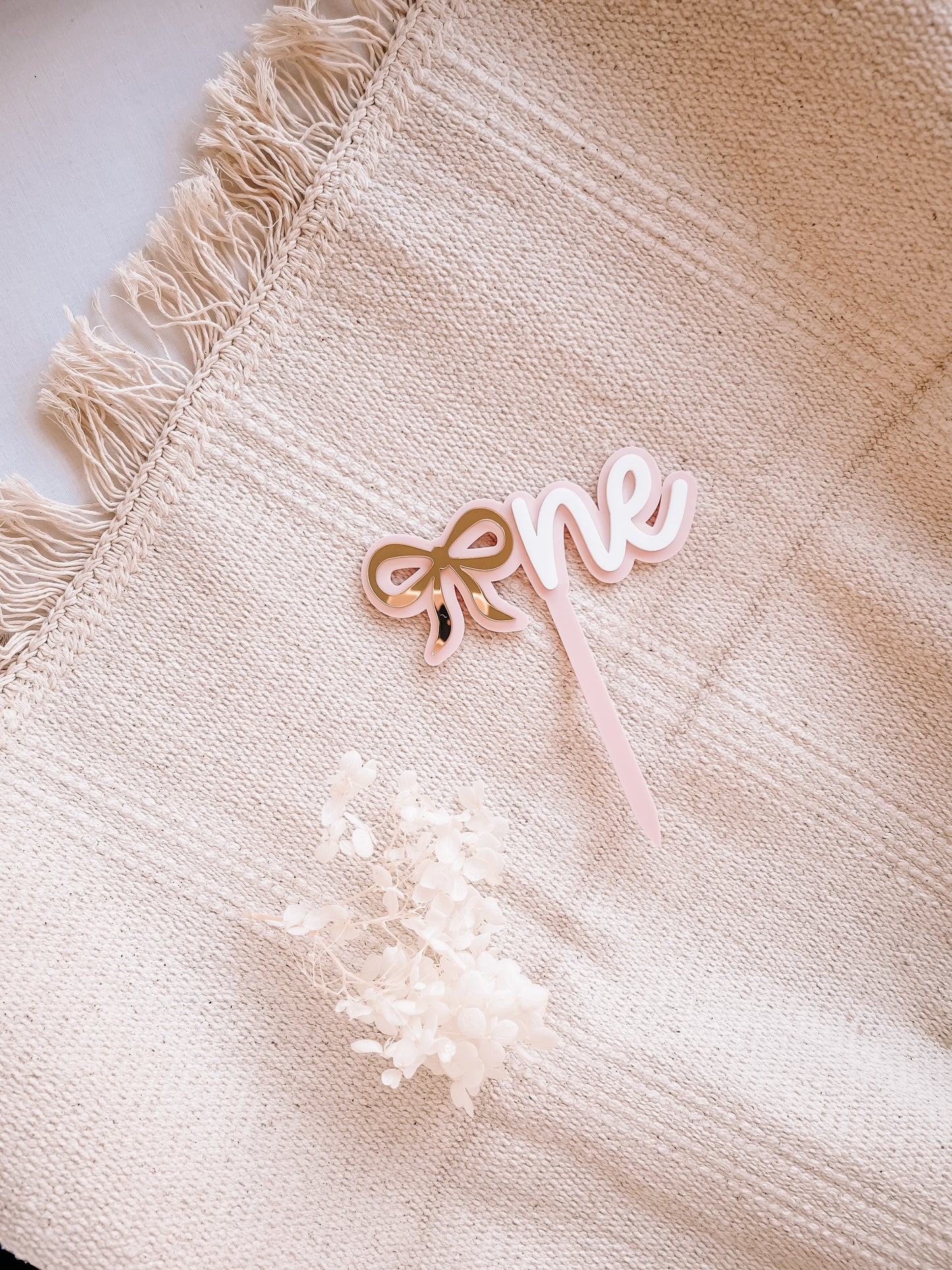 Bow Cake Topper