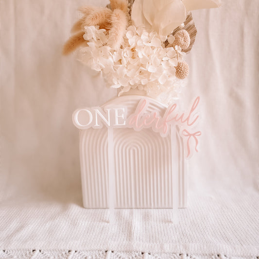 ONEderful Cake Topper