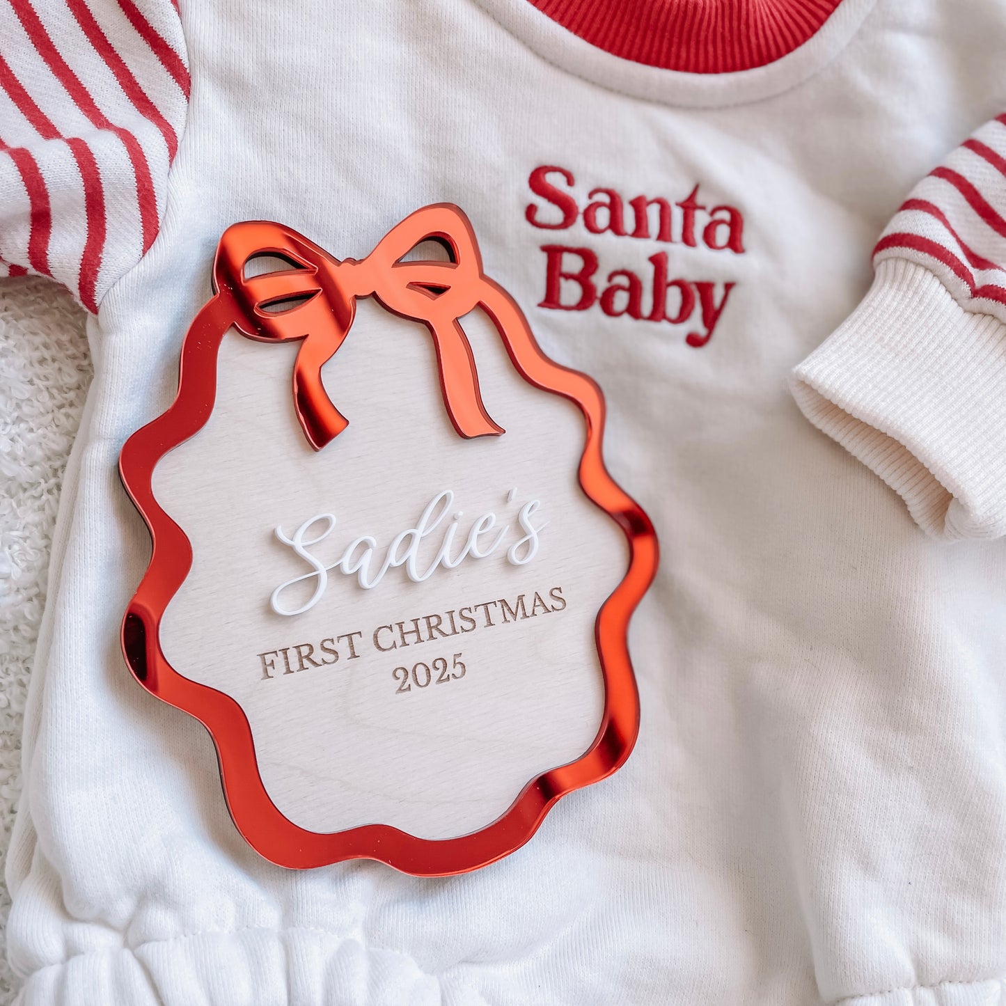 My First Christmas Plaque