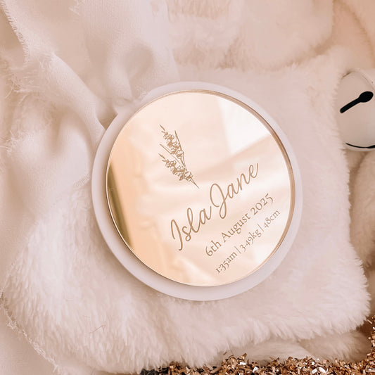 Birth Details/Flower Ornament