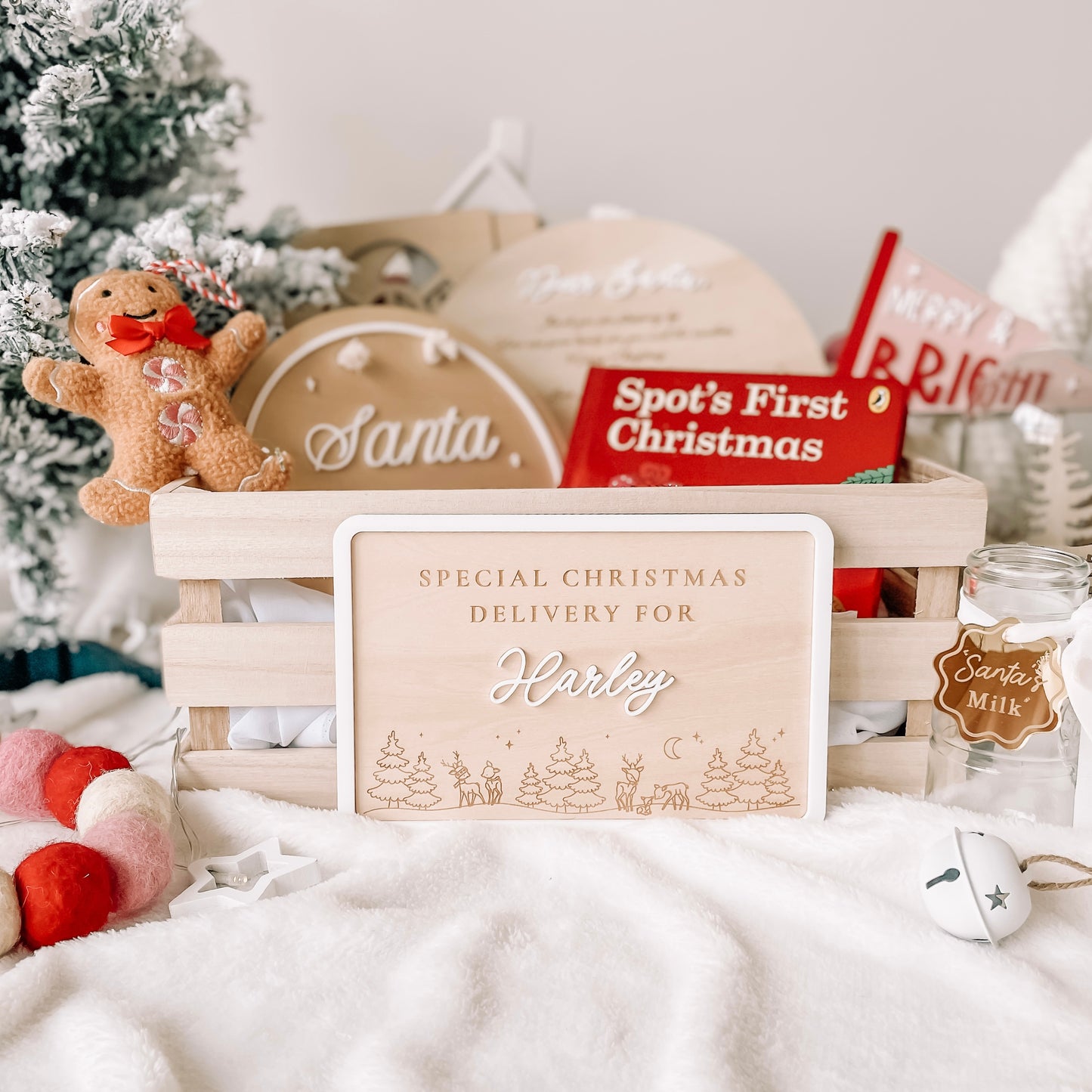 Christmas Crate Plaque