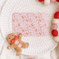 Acrylic Christmas Crate Plaque - Candy Cane Print