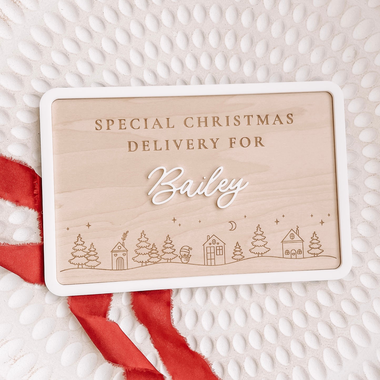 Christmas Crate Plaque