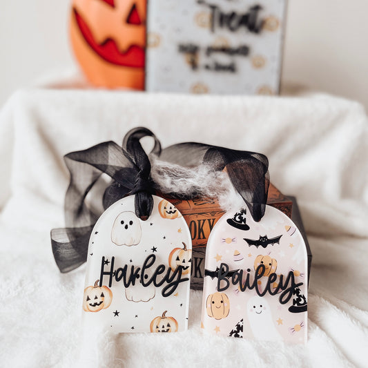 Halloween Basket Tag