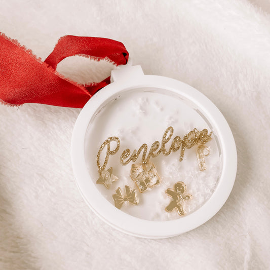 Acrylic Snow globe Ornament