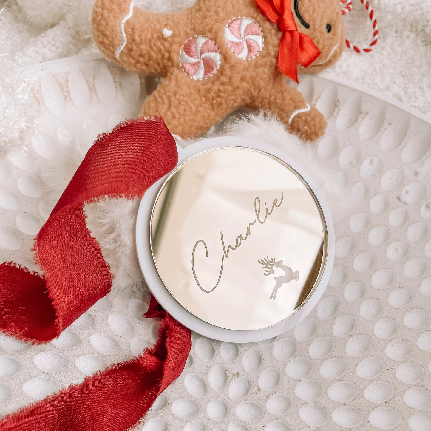 Personalised Acrylic Mirror Bauble