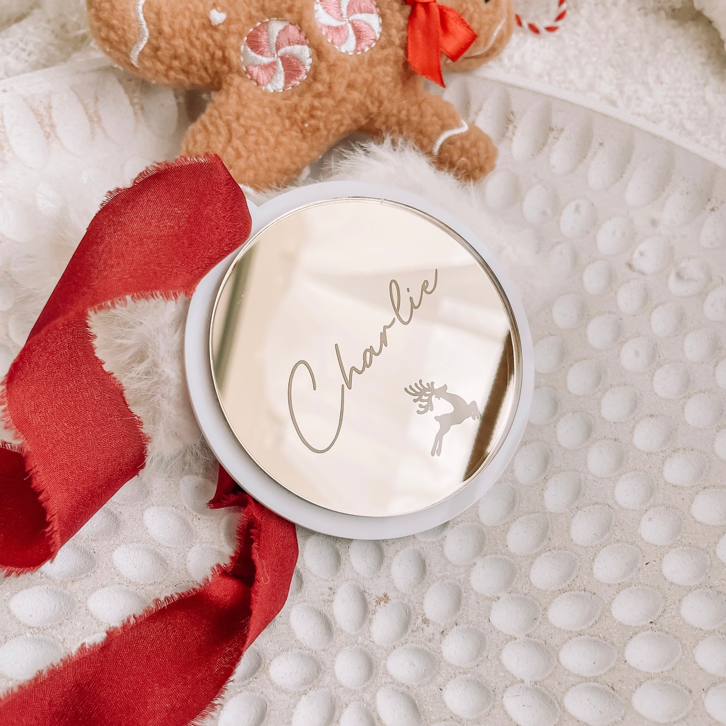 Personalised Acrylic Mirror Bauble