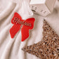 Personalised Red Bow Ornament