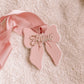 Personalised Pink Bow Ornament