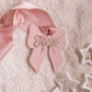 Personalised Pink Bow Ornament