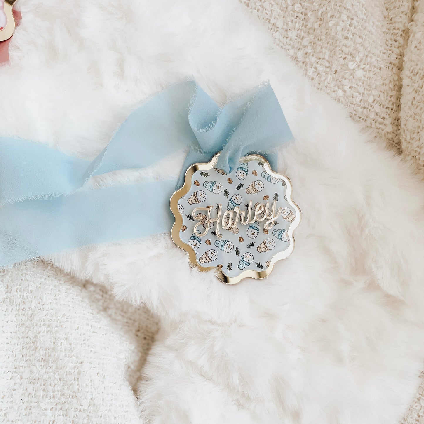 Scallop Edge Ornament