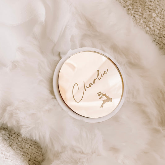 Personalised Acrylic Mirror Bauble