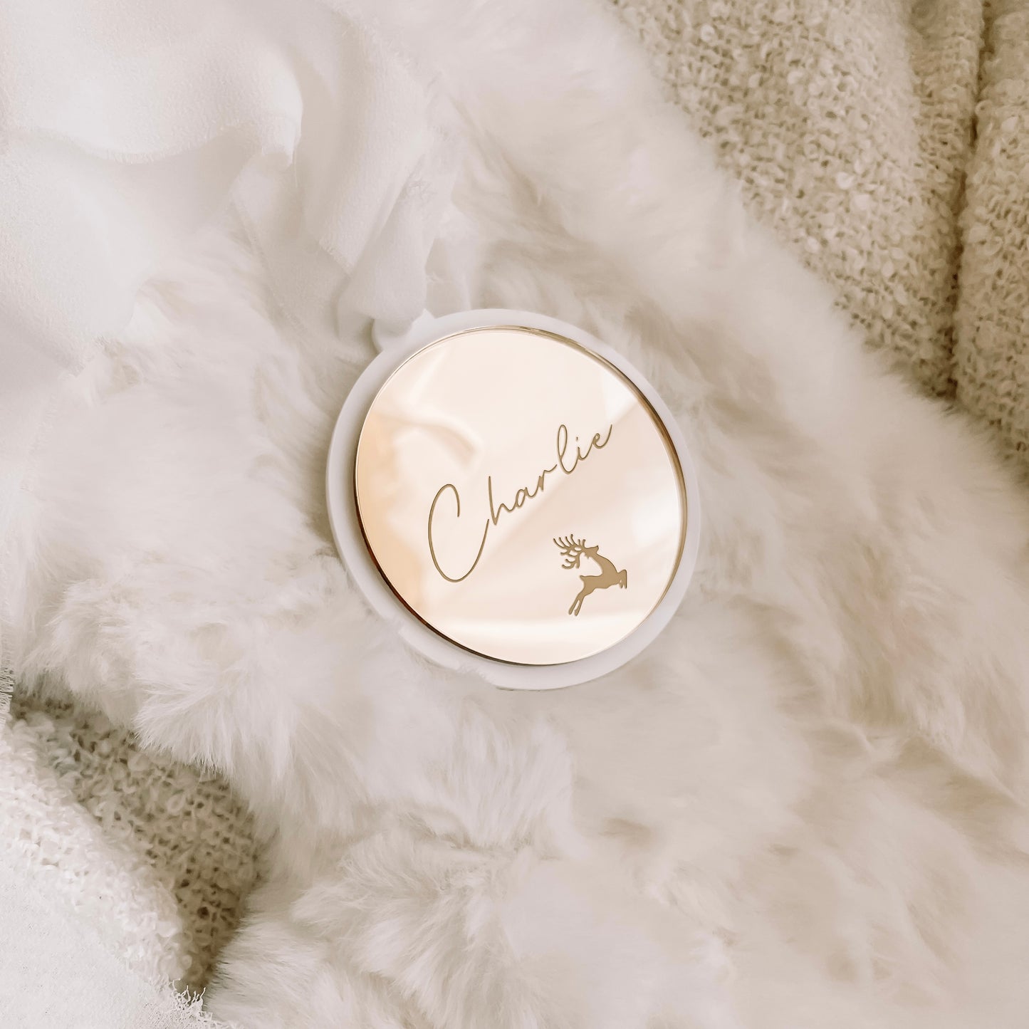 Personalised Acrylic Mirror Bauble