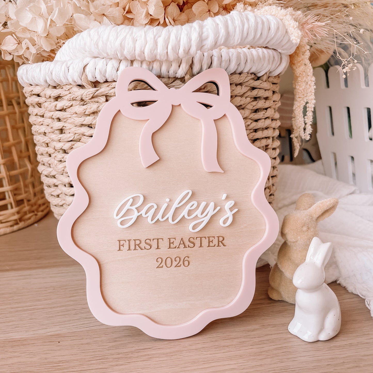 Personalised First Easter Plaque