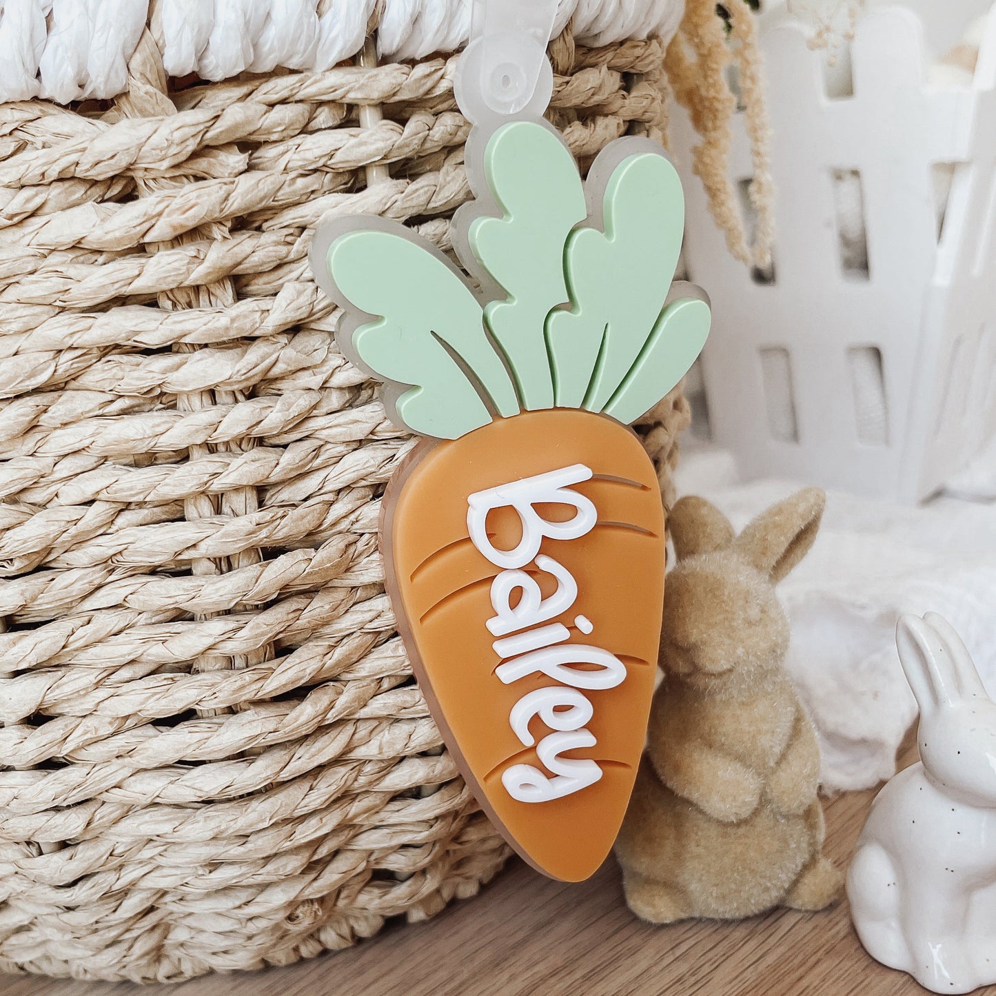 Personalised Acrylic Easter Basket Tag