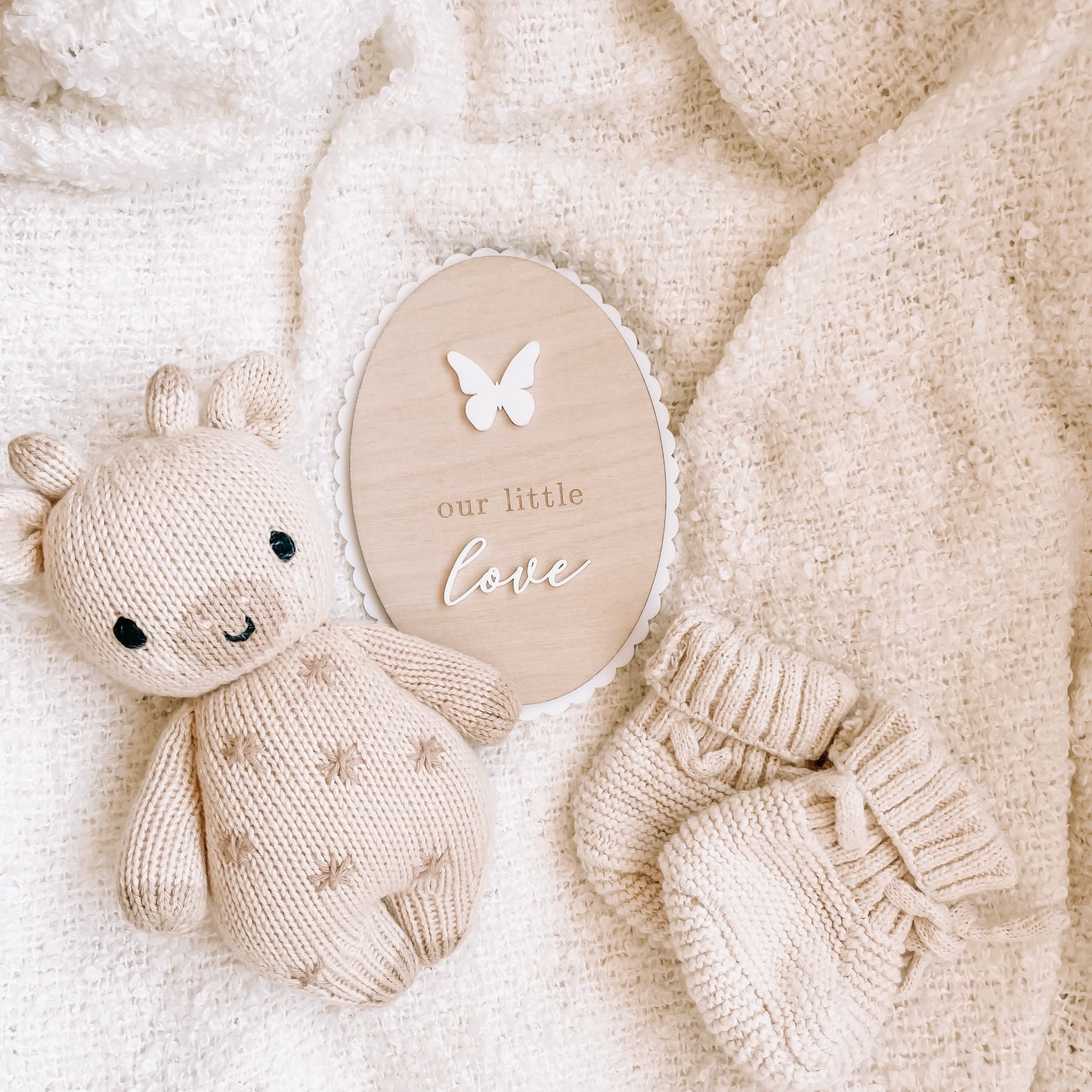 Our Little Love plaque- Butterfly